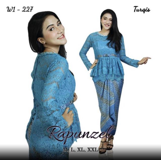 KEBAYA BROKAT RAPUNZEL / KEBAYA BROKAT / BROKAT RAPUNZEL / KEBAYA WISUDA