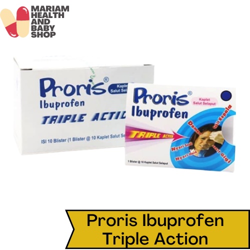 Proris Ibuprofen 200 mg Triple Action Box