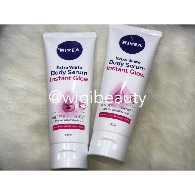 NIVEA extra white body serum instant glow 180ml 100% ORIGINAL