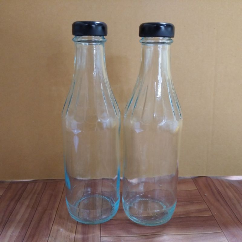 Botol Kaca 330ml - Plus Tutup (MINIM 6BOTOL)