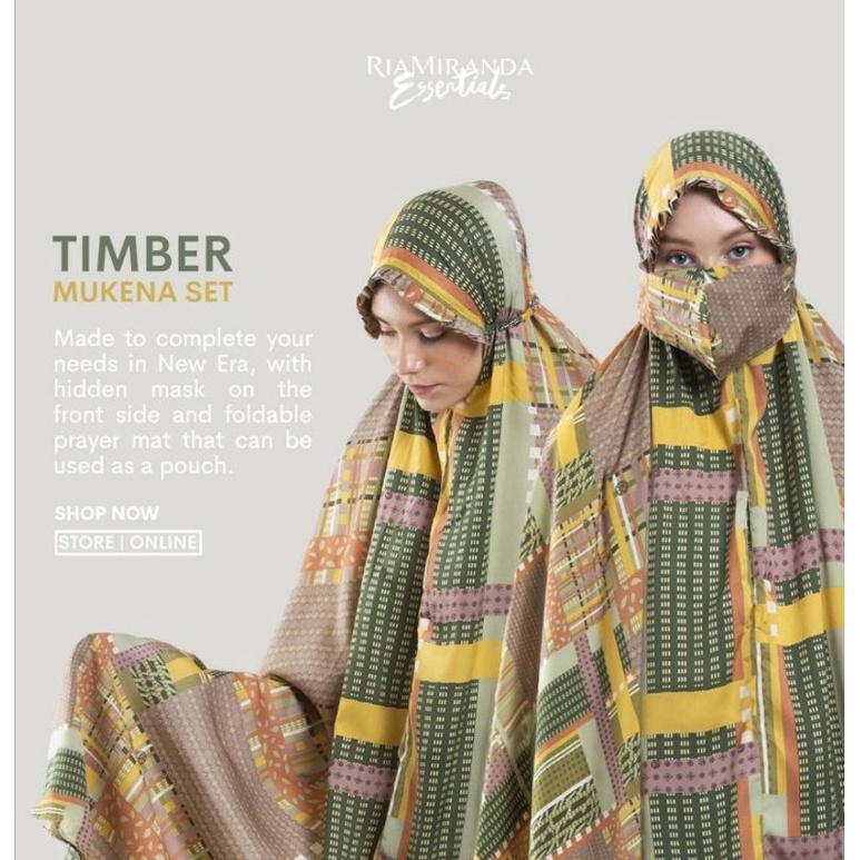 NEW & SALE mukena Ria Miranda timber mukena set mukena ria miranda abrea