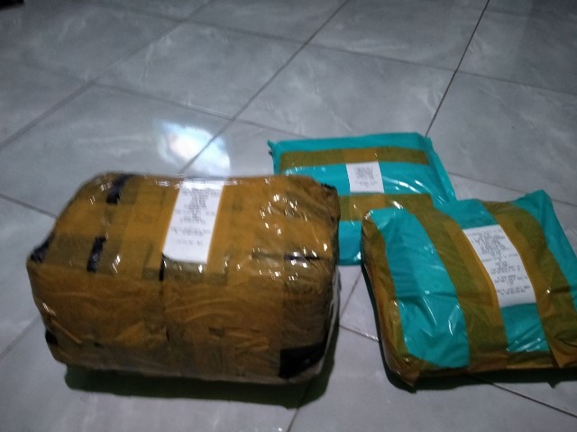 Batik Tunik Wanita Unggul Jaya Asj Sa Hrb026 Kenongo Pekalongan Padi M L Xl Sogan Tulis