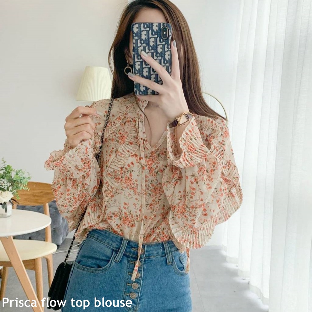 Reise flow top blouse - Thejanclothes