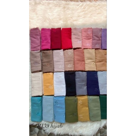 NEW SEGIEMPAT R139 ORIGINAL/VOAL PREMIUM/CLARISSA HIJAB