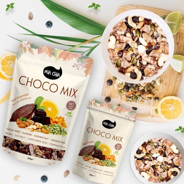 

Q1254521 Healthy Snack Mia Chia Choco Mix 50G Dw51Sqs