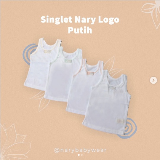 Nary Singlet Putih Polos