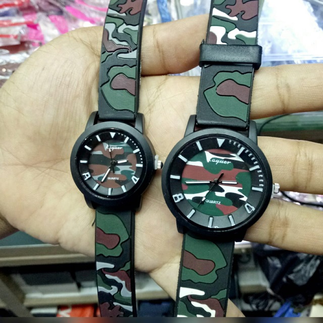 Jam tangan Couple Kayuer army