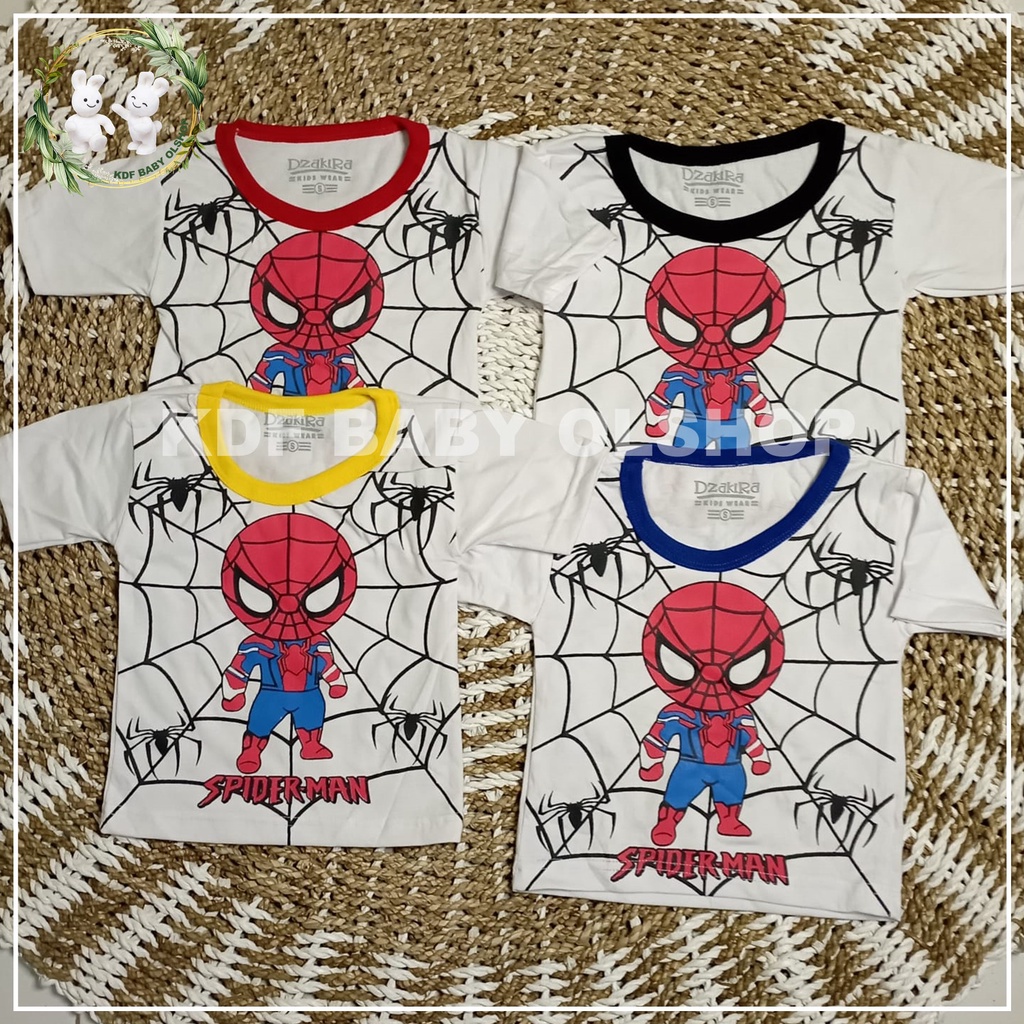 4 PCS OBRAL KAOS OBLONG ANAK.KAOS LENGAN PENDEK SABLON ANIMASI SUPER HERO,KAOS MURAH,PAKAIAN ANAK USIA 12345 TAHUN