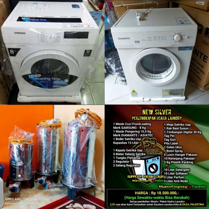 MESIN LAUNDRY - PAKET LENGKAP USAHA LAUNDRY