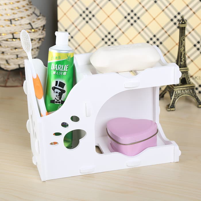 Mega_1688 DIY Bathroom Organizer Rak Serbaguna WC MG525