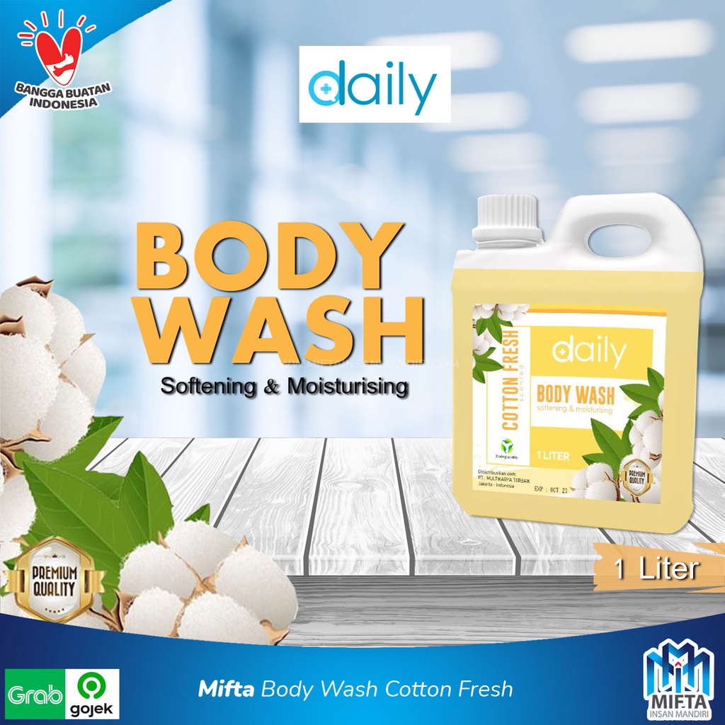 BODY WASH / DAILY SABUN MANDI(BODY WASH) KOREA FORMULATION KEMASAN 1L