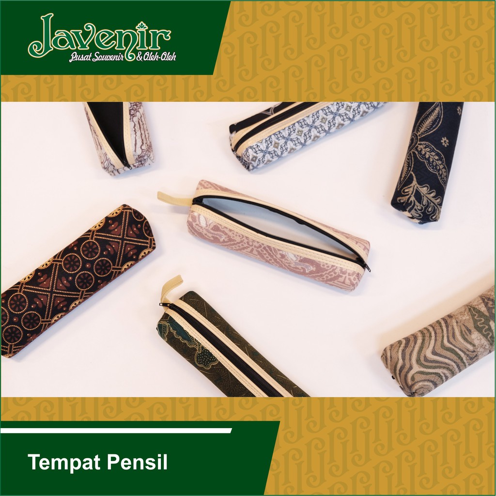 

Javenir Tempat Pensil Tempat make up Batik
