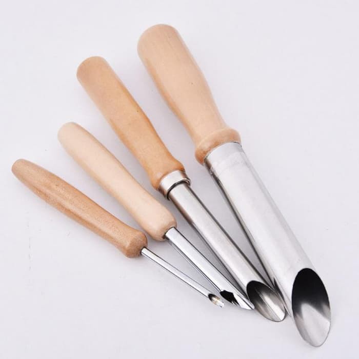 Round Hole Cutters for Ceramics Pottery Clay Sculpture DIY (4pcs)