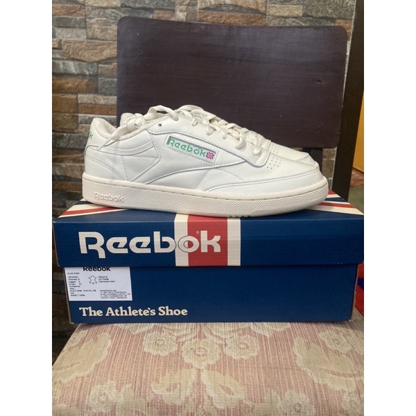 Sepatu Sneakers Pria Reebok Club C 85 1985 TV Vintage Chalk Unisex Original Resmi Store
