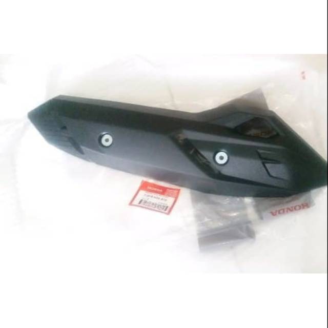 COVER TUTUP KNALPOT VARIO 125 250 LED LAMA ORI