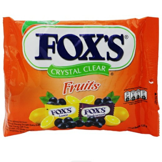 

FOX'S FRUITY OVAL FLOWRAP 125 GRAM PERMEN FOX