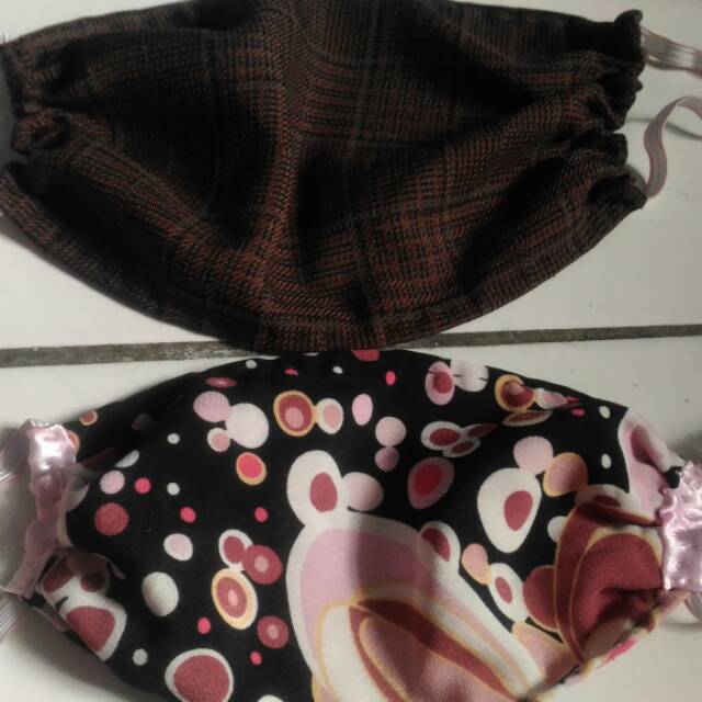 Masker kain tali karet