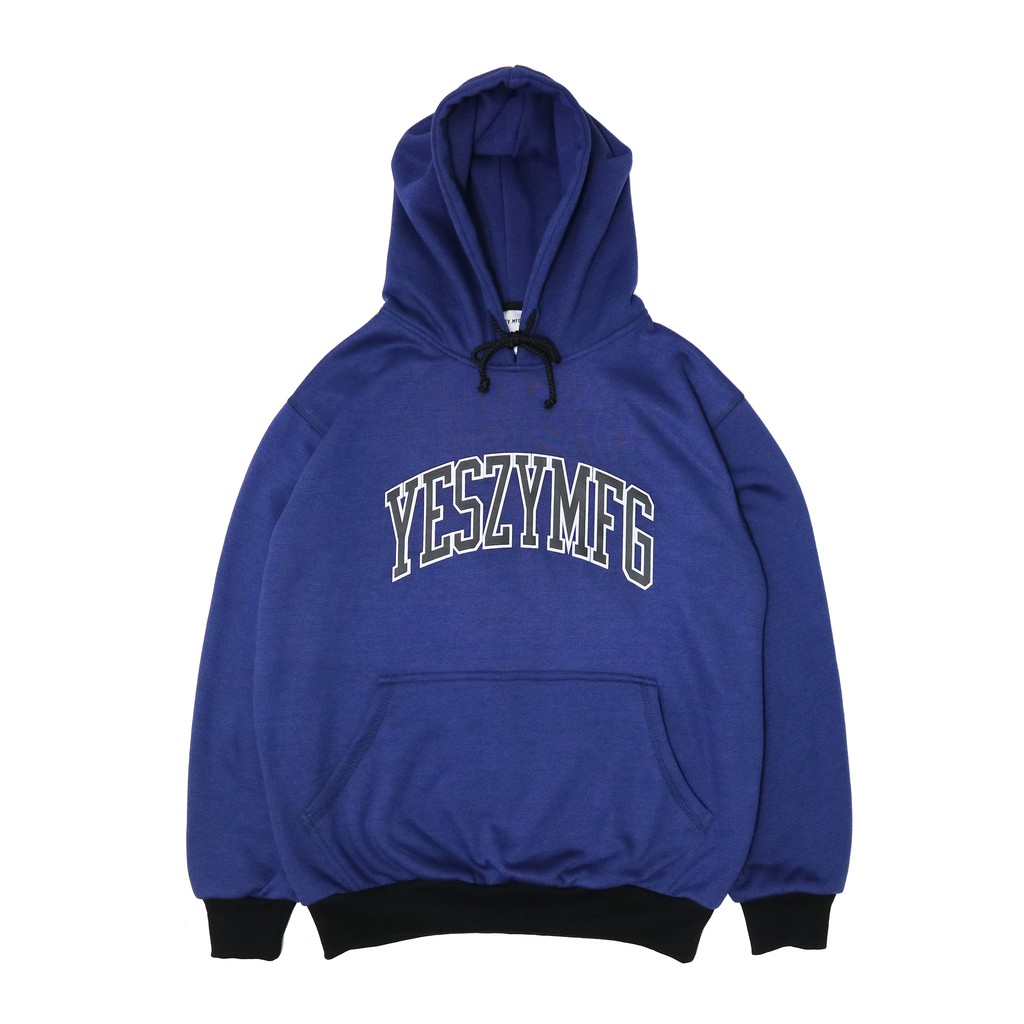 YESZY.MFG Hoodie Navy Ancient F. Black White