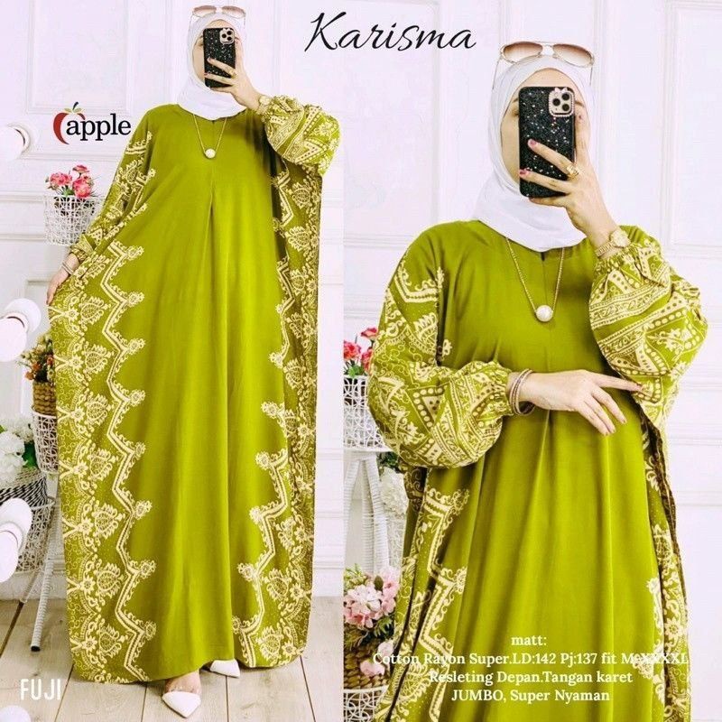 GROSIR KAFTAN RIYANA I KAFTAN SUPER JUMBOLD 140cm I DASTER LOWO TERMURAH