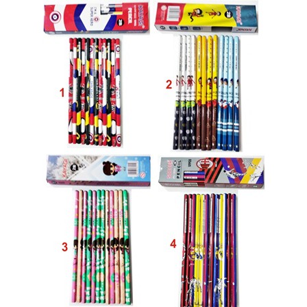 

Pensil kayu 2B Kayagi dan Soccer For Exam gambar karakter
