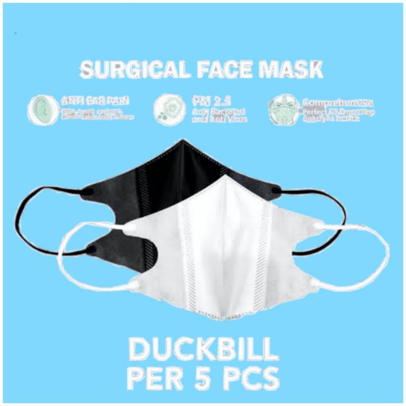 Masker Duckbill Pembelian 3pcs/ Masker Korea/ Duckbill/ Duckbill Mask/ Masker Duckbill Korea