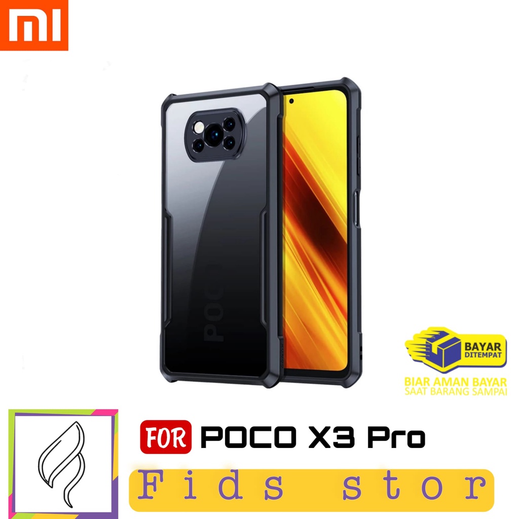 PROMO CASE POCO X3, POCO X3 Pro, POCO X3 NFC SHOCKPROOF Casing Xundd Transparan Clear Pelindung HP