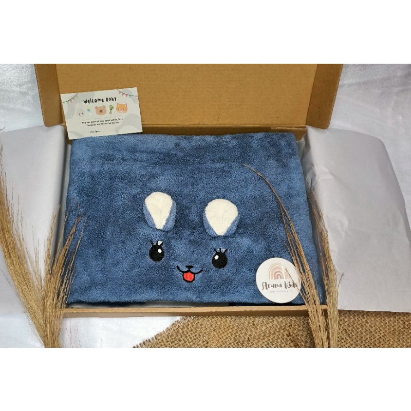Hampers Kado Lahiran Bayi Handuk Bayi Handuk Microfiber Lembut Baby Gift Handuk Newborn-2