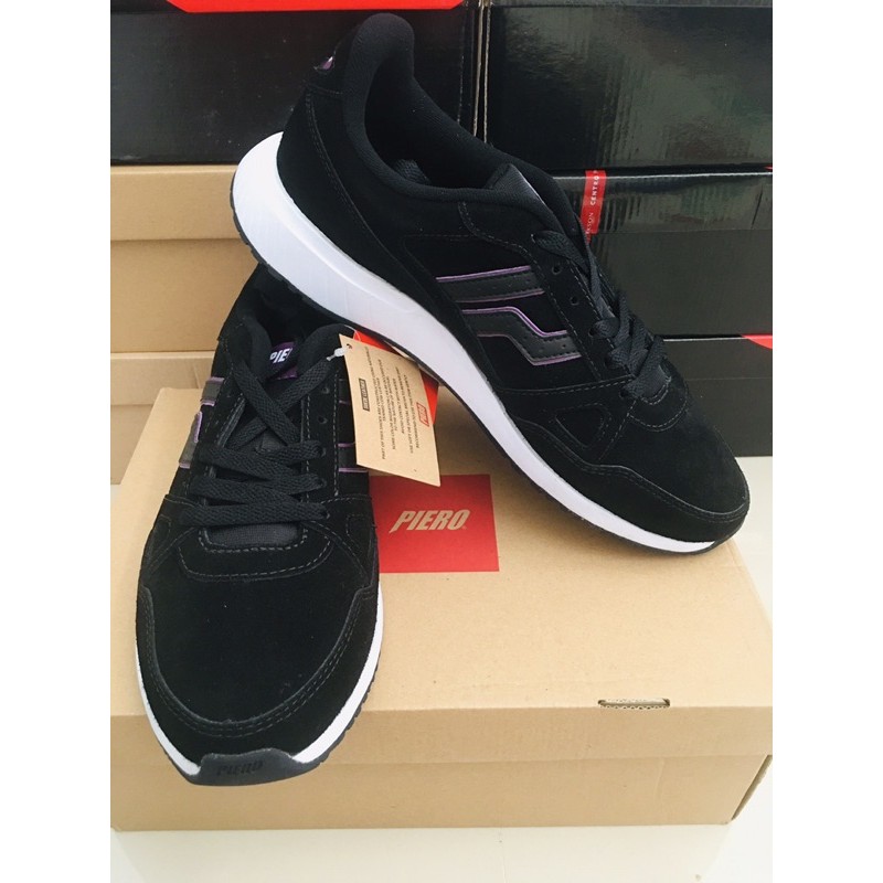 Sepatu PIERO Rusher LUX-Black Purple White