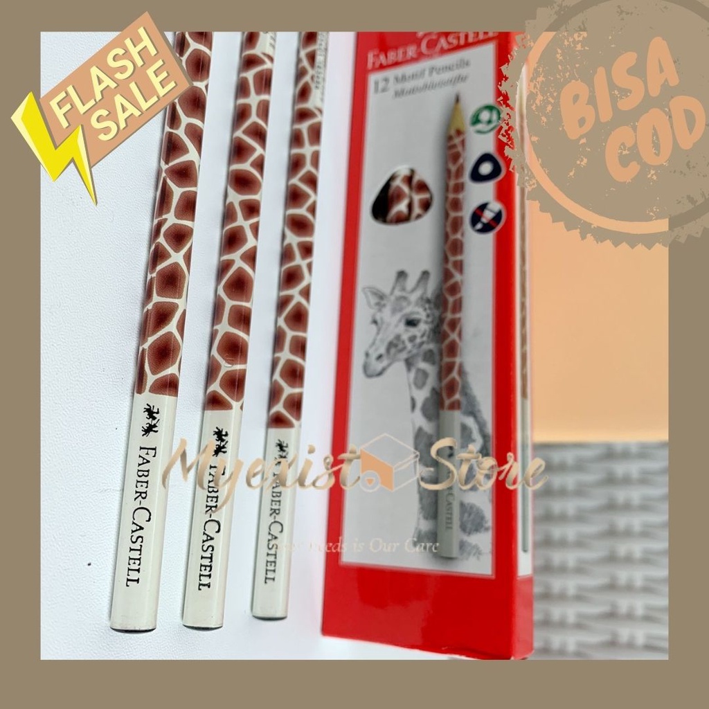

Pensil jerapah loreng 2b faber castell Pensil motif giraffe / jerapah faber castell IVN431