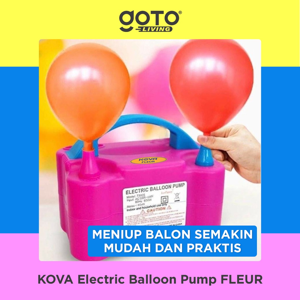 Jual Kova Fleur Electric Balloon Pump Pompa Balon Angin Listrik