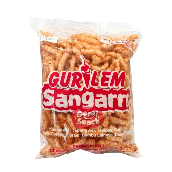 

NEW Gurilem Sangarrr Kerupuk Pedas Manis Bumbu Kacang (100gr)