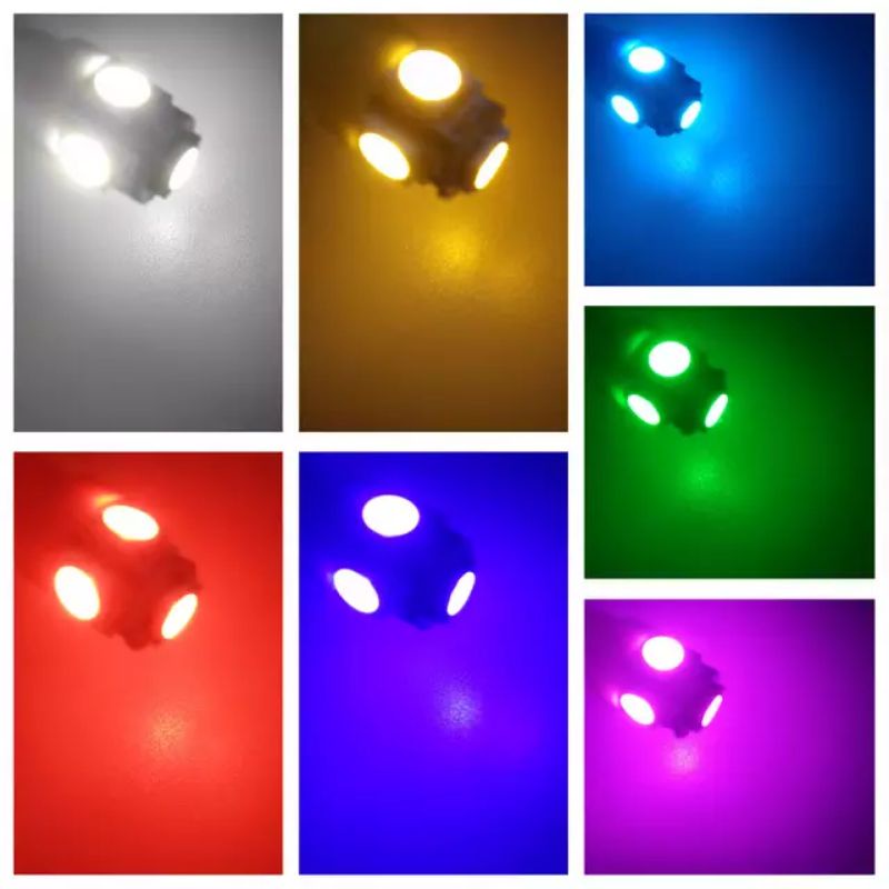 Lampu LED Jagung T10 Senja / Sein / Rem / Kabin / Speedometer / Plat Mobil Motor Termurah Terlaris-4