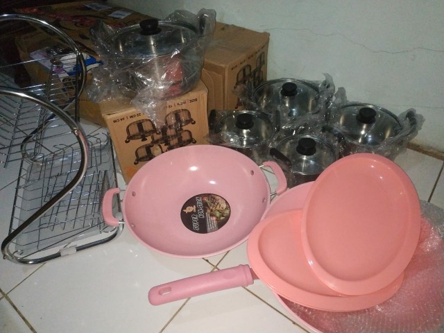Panci Kukus Murah Isi 5 + Steamer Setpanci Stainless