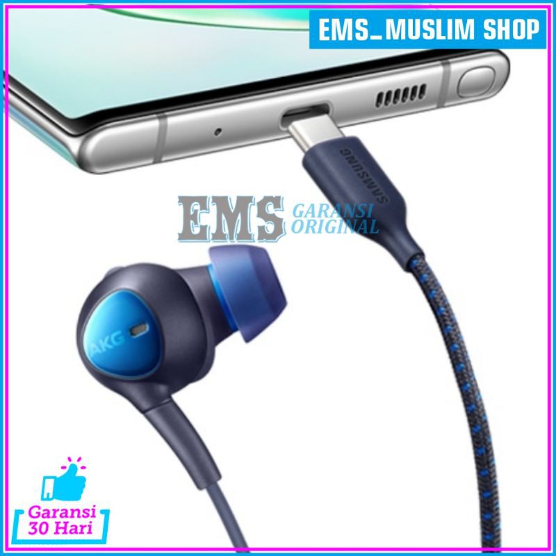 Headset Earphone AKG ANC Samsung A80 Note 10 10+ S20 S20+ S20 Ultra ORI Distri Jack Type C