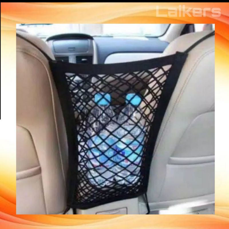 Jaring Mesh Penyimpanan Barang Mobil Car Net Organizer Jok Depan