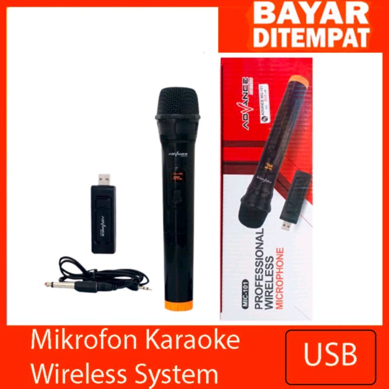 Jual Mic Mik Microphone Microphone Wireless Tanpa Kabel Untuk Karaoke