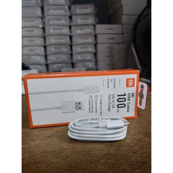 KABEL DATA XIAOMI REDMI 7 / REDMI 6 4X  NOTE 5 6 PRO SUPPORT FAST CHARGING ORIGINAL MICRO USB