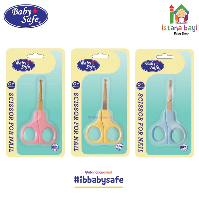 Baby Safe Scissor For Nail / Gunting Kuku BD249-7