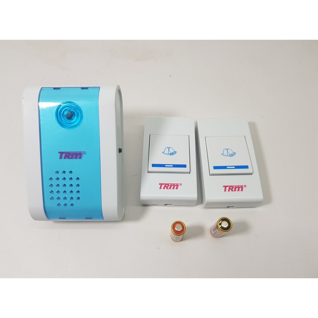 TRM Door bell wirelles 2 remote suara kencang listrik