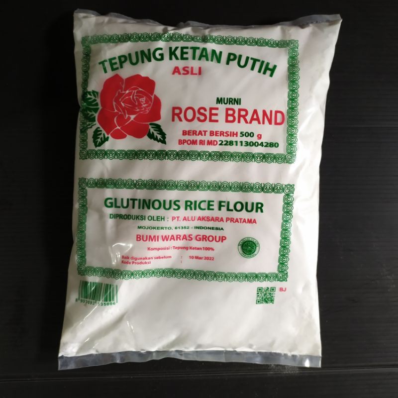 

TEPUNG KETAN ROSE BRAND 500gr (1 pcs)