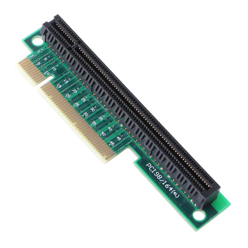 Btsg PCI-Express x8 Ke x16 90derajat PCI-E 8X Ke 16X Riser Adapter Card Untuk 1U/2U