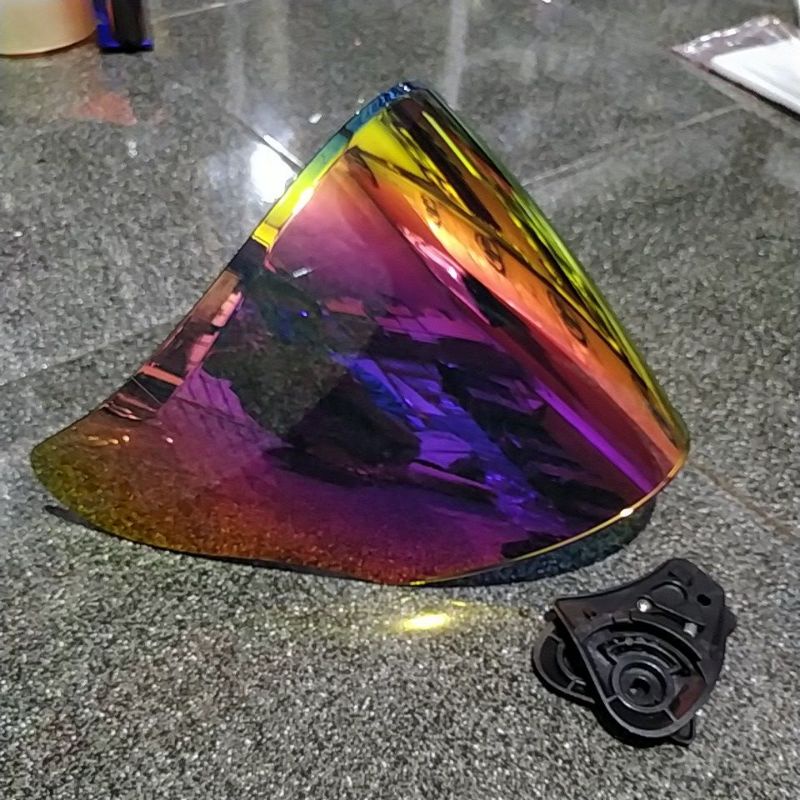 visor helm njs kairoz visor njs kairoz kaca helm njs kairoz-Iridium rose gold