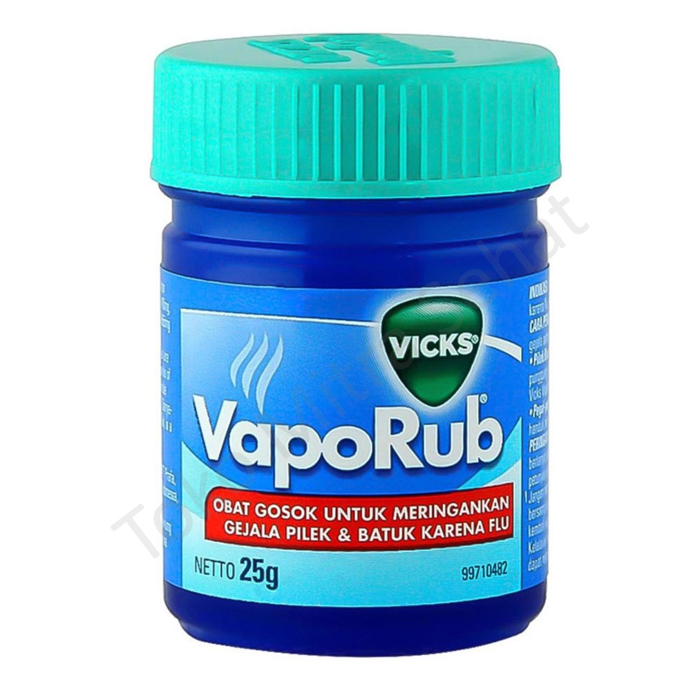 Vicks Vaporub Original 25gr / VICKS OLES / VICKS BALSEM / BALSEM VICKS / VICKS VAPORUB OLES / VICKS 