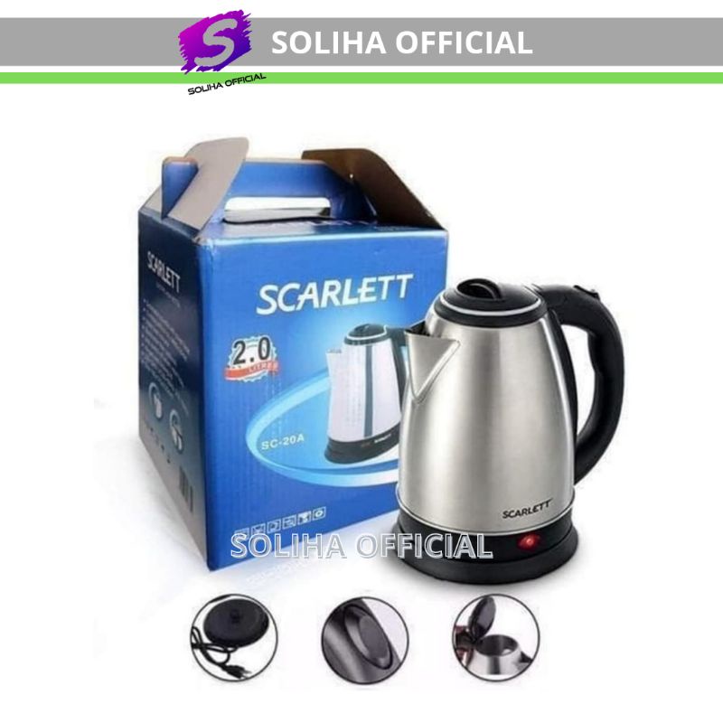 teko listrik 2 liter Scarlett teko elektrik