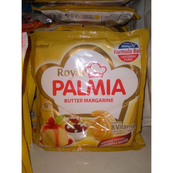 

ROYAL PALMIA BUTTER MARGARINE SACHET 200GR X 1 CAMPURAN ADONAN