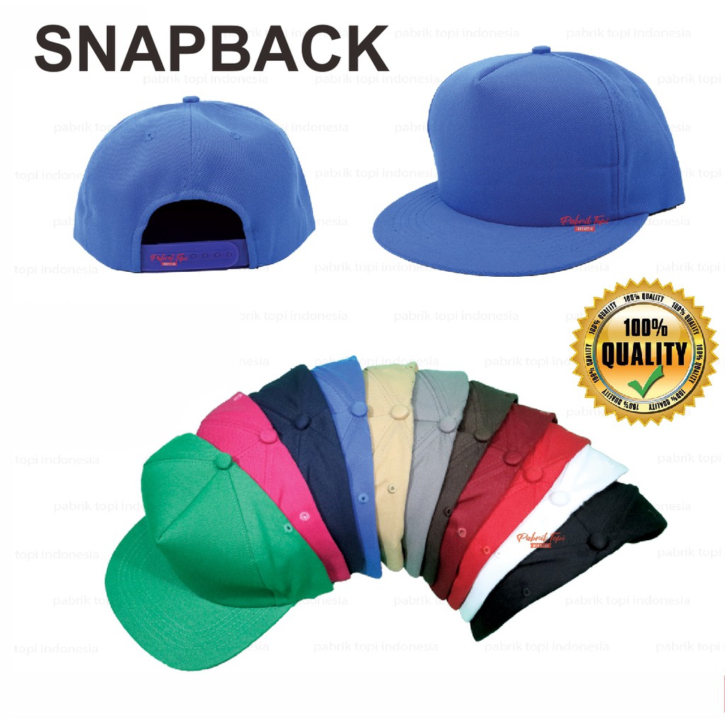 Snapback Bordir Custom Topi Hiphop Premium Dewasa Grosir Kustom Sablon dan Bordir