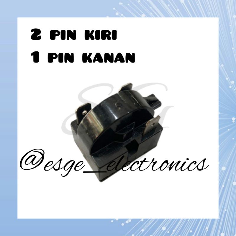 PTC RELAY KULKAS KOMPRESOR PENDINGIN KULKAS RILAY KULKAS RILEI KULKAS 1 PIN 2 PIN 3 PIN 4 PIN ATAS KANAN KIRI COMPRESSOE KULKAS RELAY PTC KOTAK HITAM KULKAS KOMPONEN KULKAS RELAY PTC KOMPRESOR KULKAS RILEY KULKAS 1 2 3 4 PIN KAKI