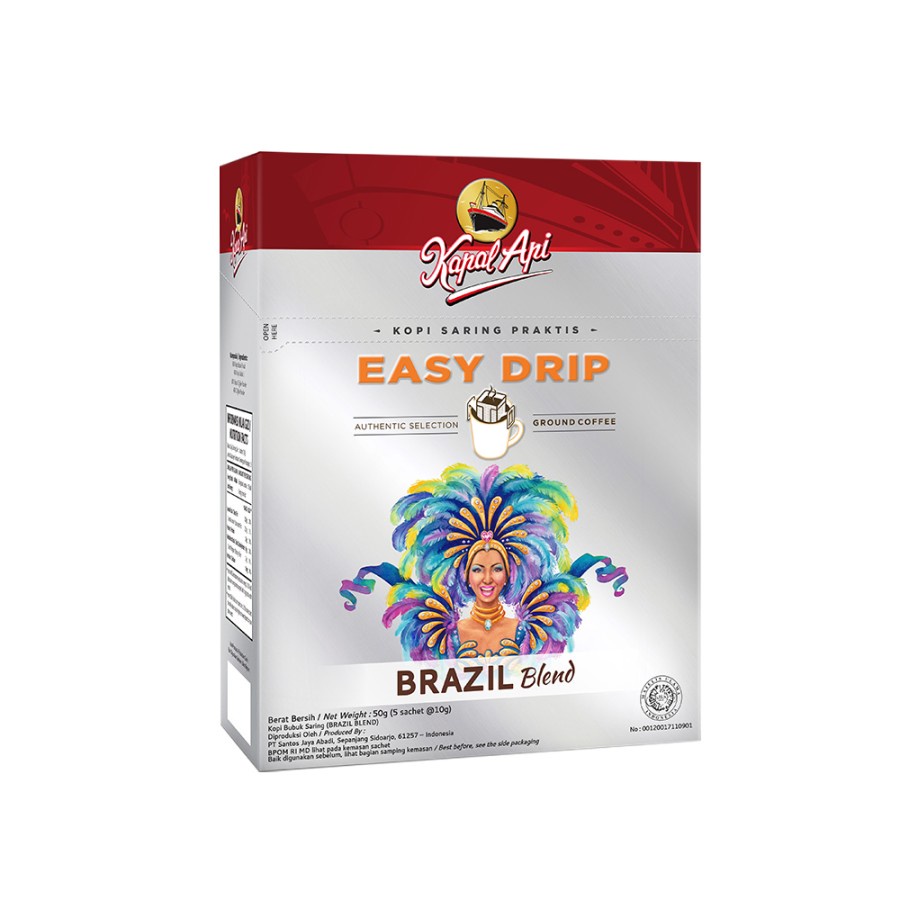 

Kapal Api Drip BRAZIL Blend Folding Box (5 Sachet x 10 gram)