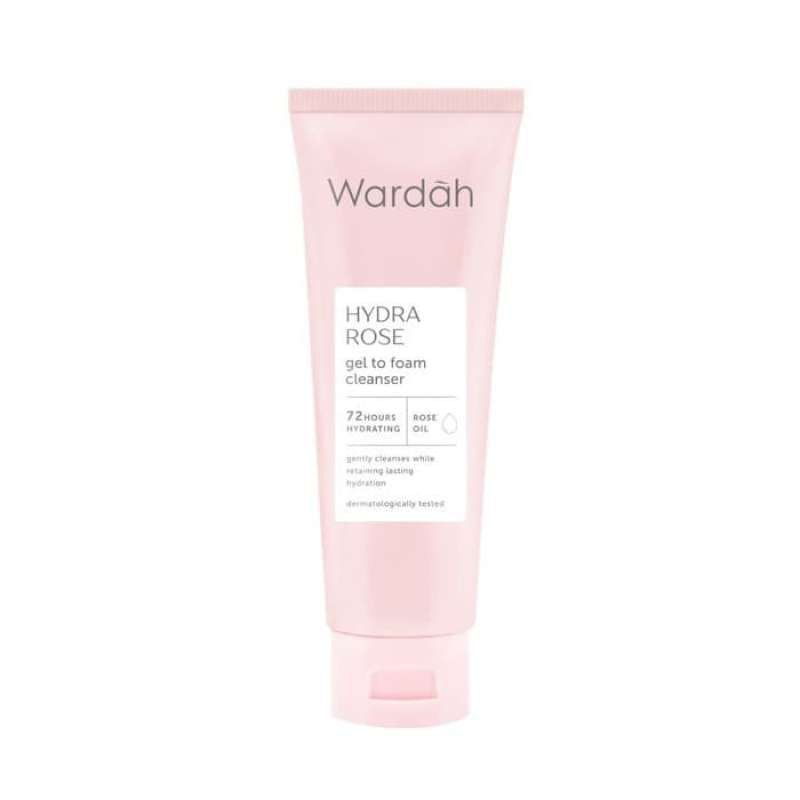 Wardah Paket Hydra rose cream 17 ml + facial wash