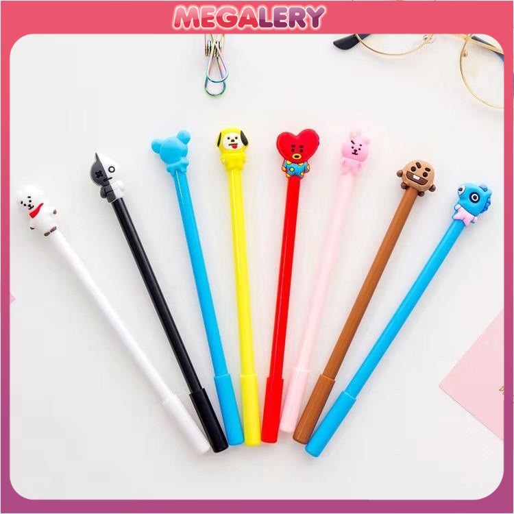 PENA KPOP ARMY CUTE CARTOON BT21 BANGTAN BISA COD